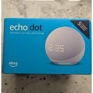 *NEW* Amazon - Echo Dot with Clock (5th Gen) Smart Speaker with Alexa